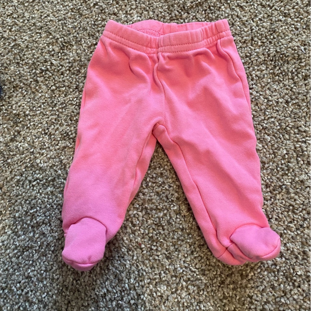 Pink Footie Pants